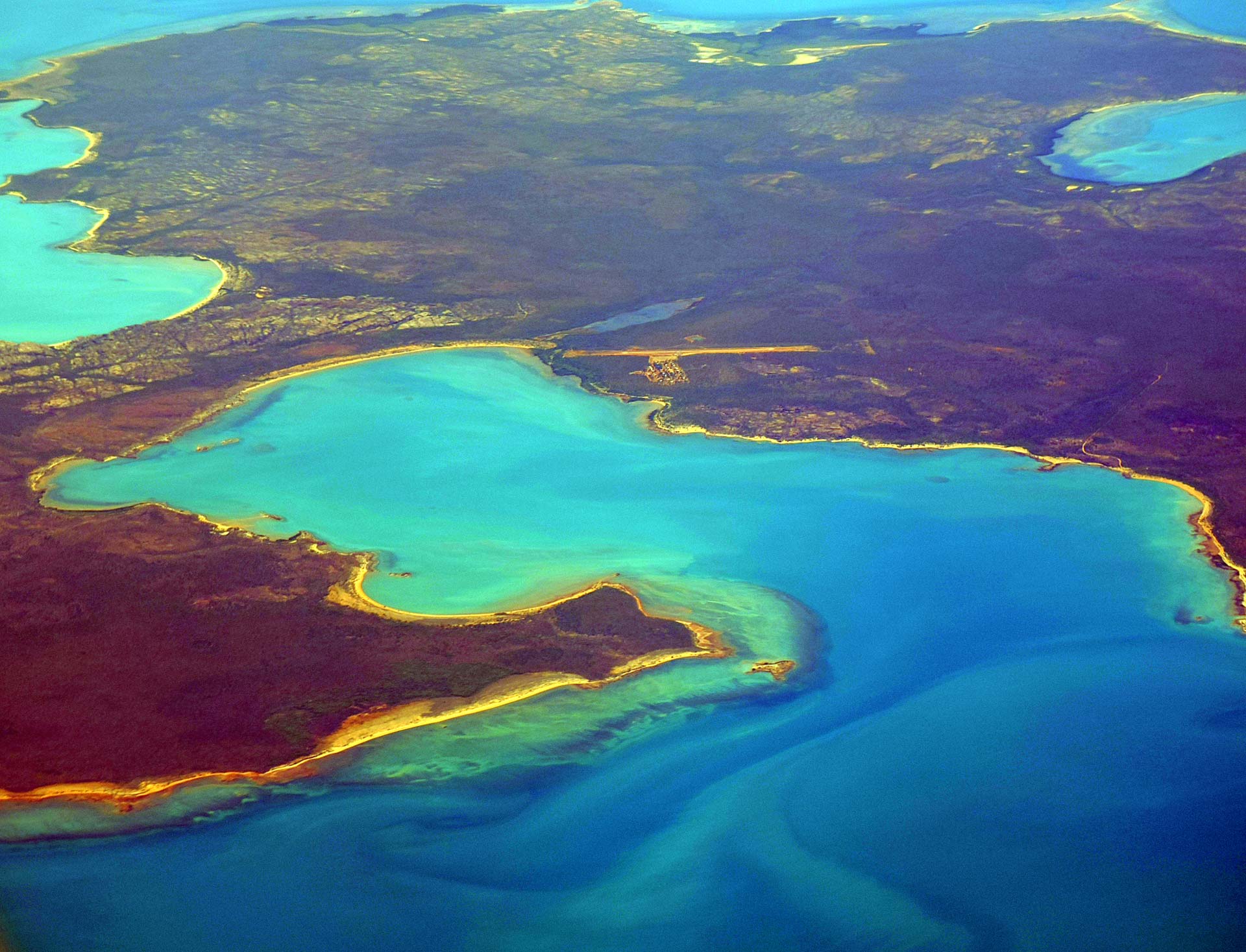 An Aerial Photo of Remote Bickerton Island | Townsville, Qld | Aquamap Pty Ltd Trading as Aquamap Hydrographic Services