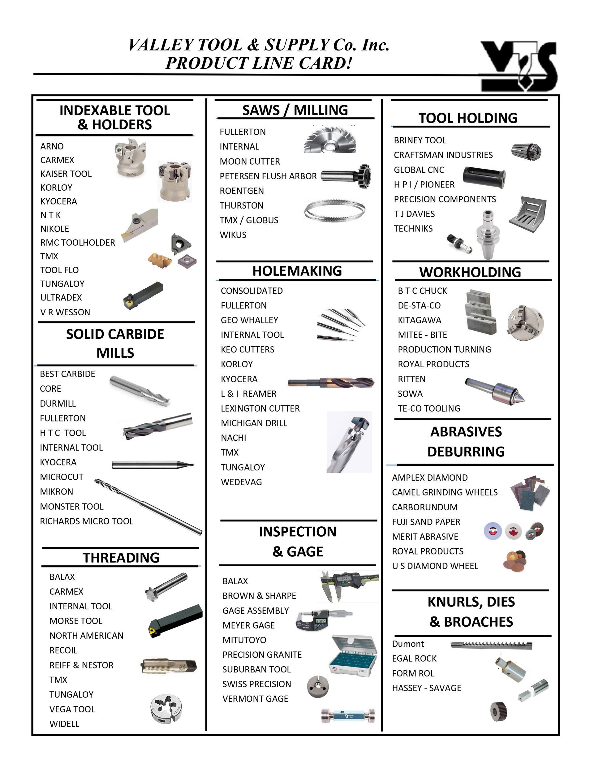 A list of logos for various companies on a white background.