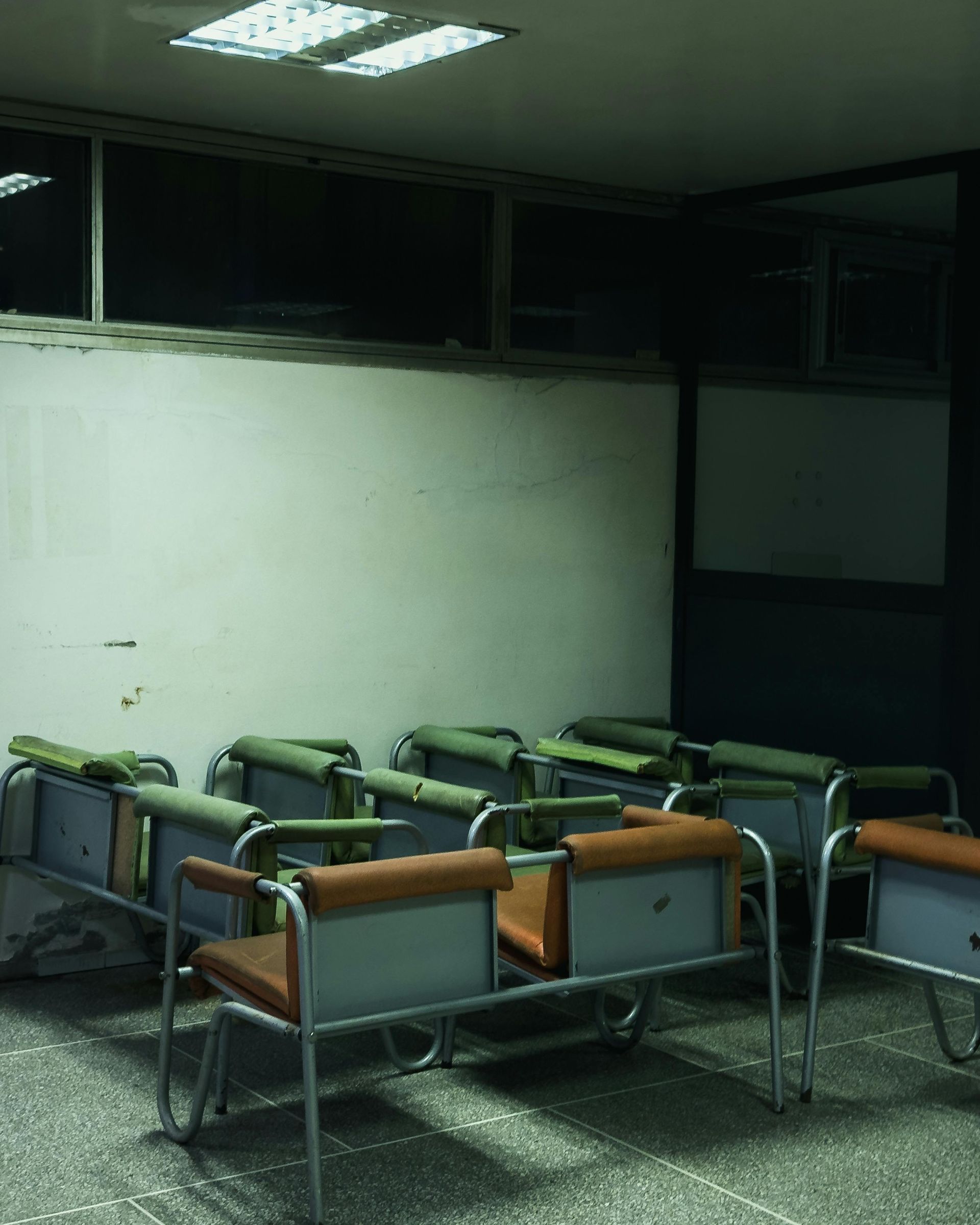 A hospital room that is fully cleaned and disinfected.