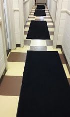 cleaning in church hall 