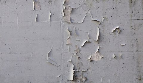 damaged wall paint