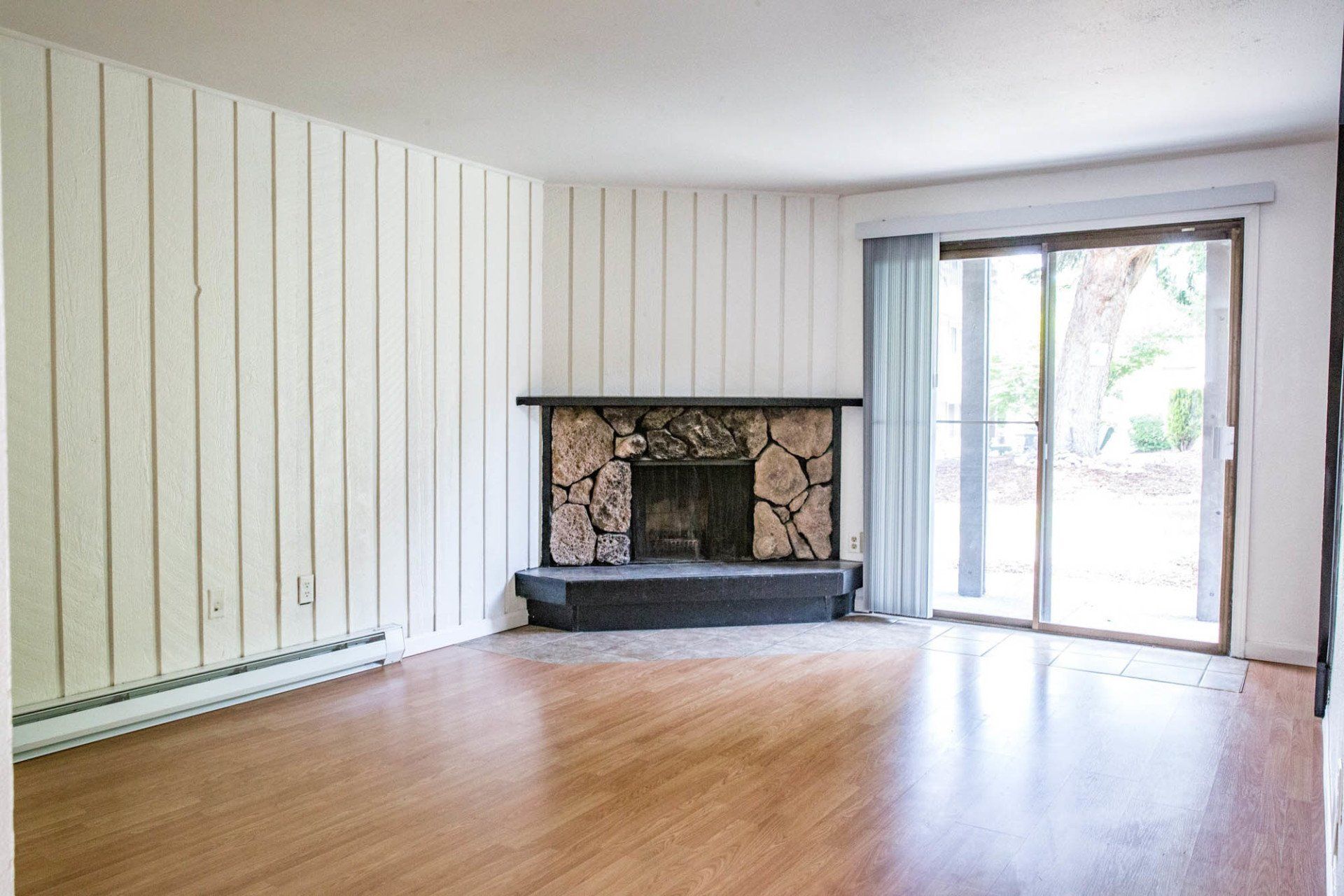 Fireplace and Patio | Greenrich Village