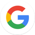 A google logo in a white circle on a white background