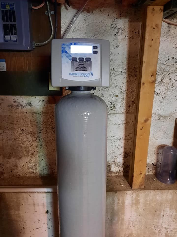 Water treatment equipment installed