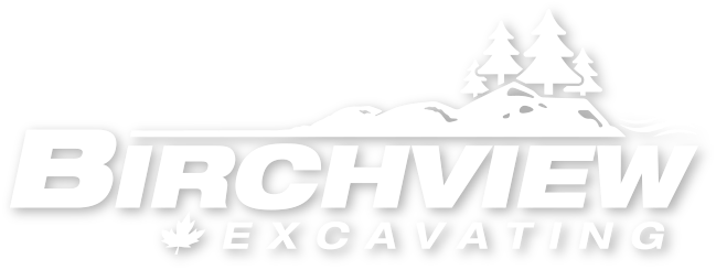 Birchview Excavating Masthead Logo
