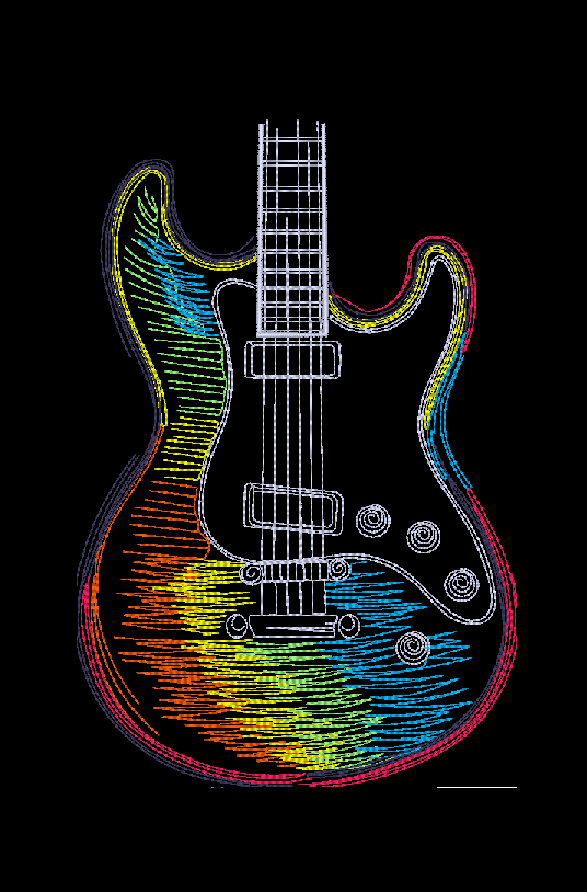 Neon Guitar