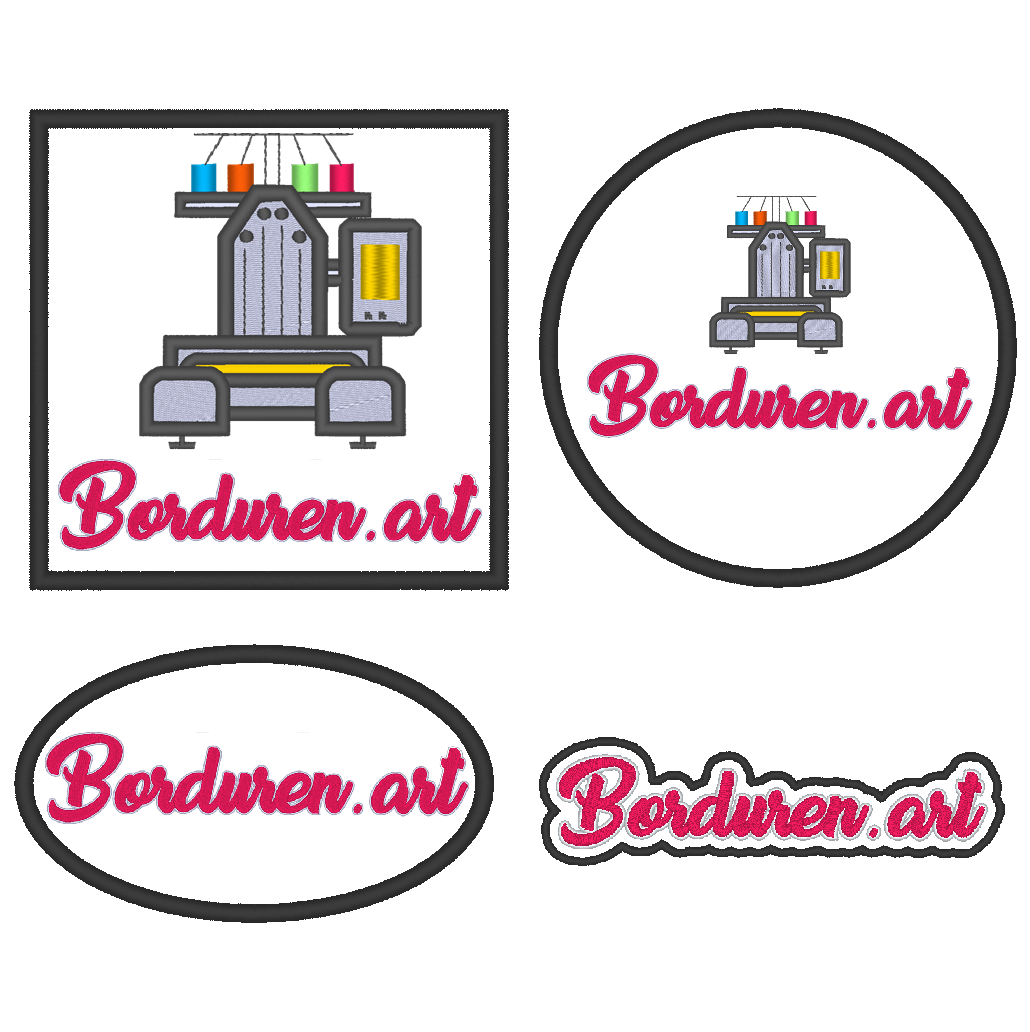 5 stuks Badge / Patch op maat max. 7 cm