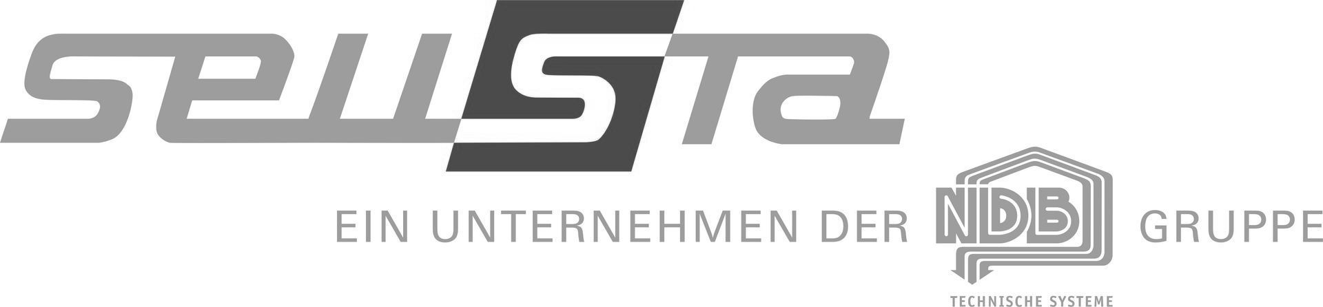 Ein schwarz-weißes Logo für ein Unternehmen namens seusta
