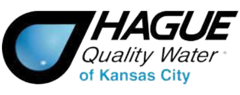 The logo for hague quality water of kansas city