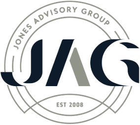 The logo for jones advisory group was established in 2008