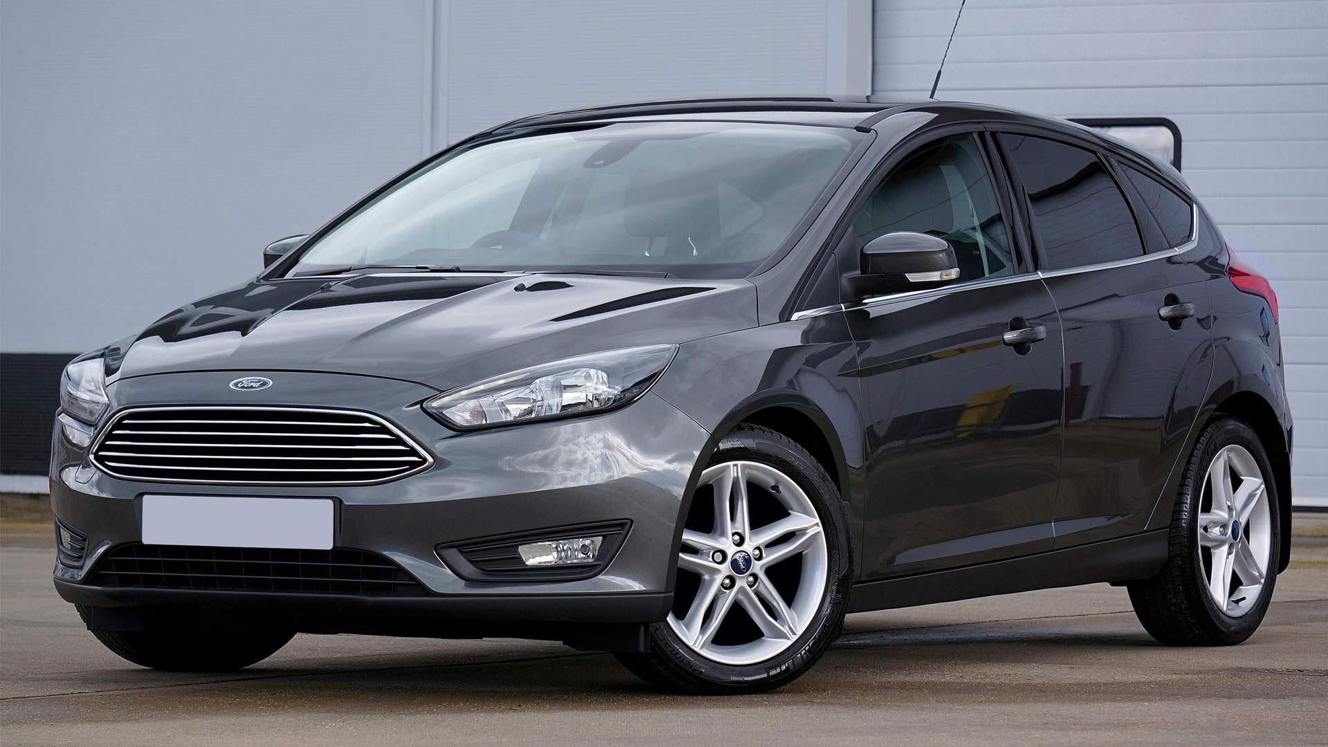 black interior of van