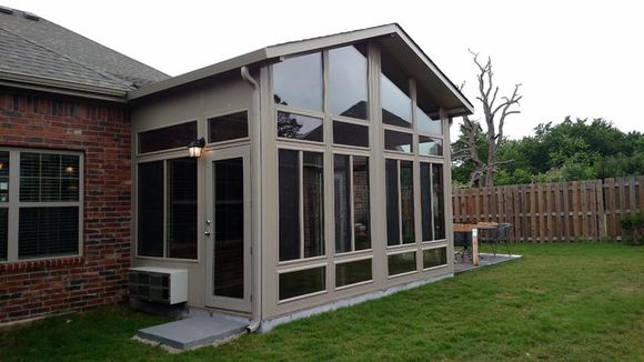 Tan Wall Sunrooms — Springdale, AR — Backyard Designs Inc.