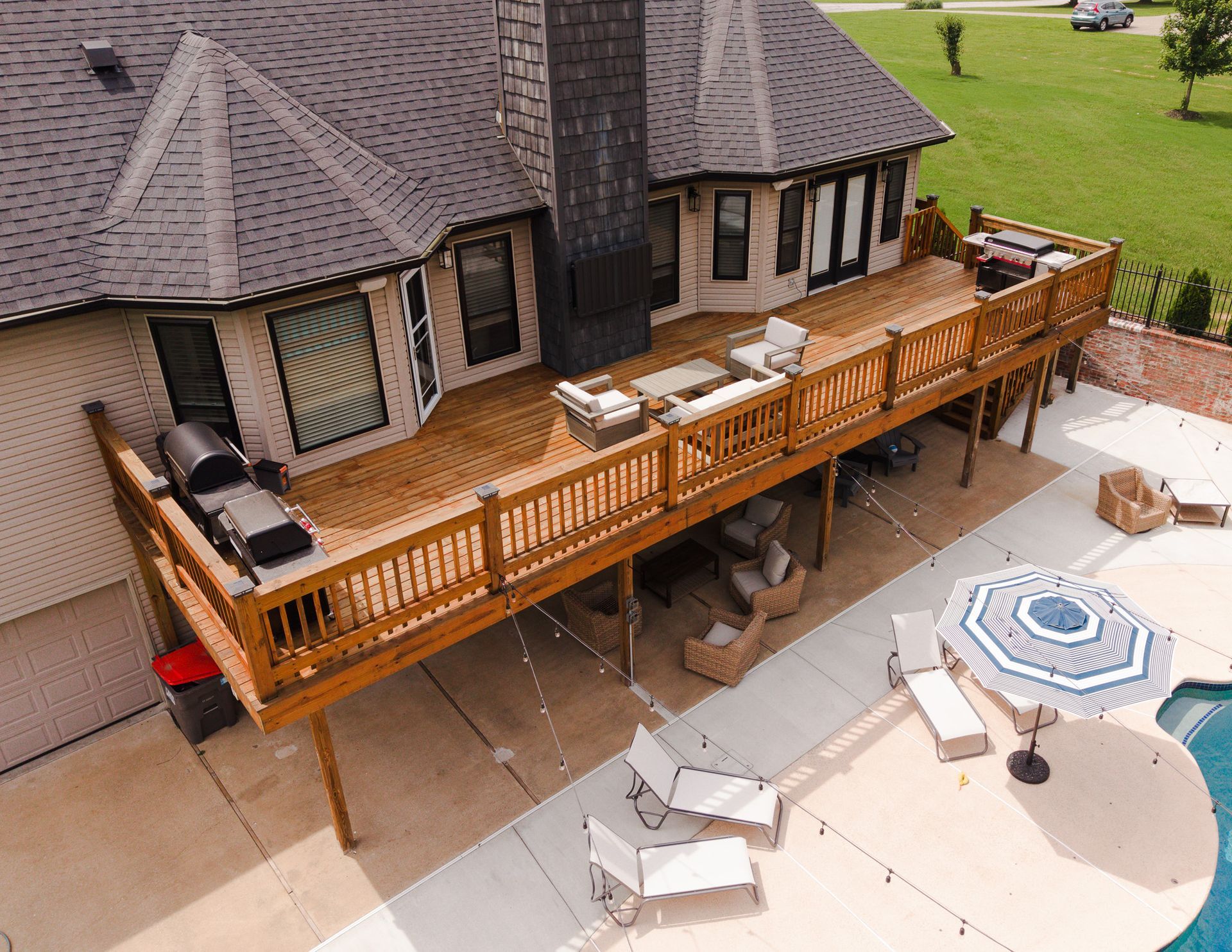 Brick Wall Screen Room — Springdale, AR — Backyard Designs Inc. Deck — Springdale, AR — Backyard Designs Inc.