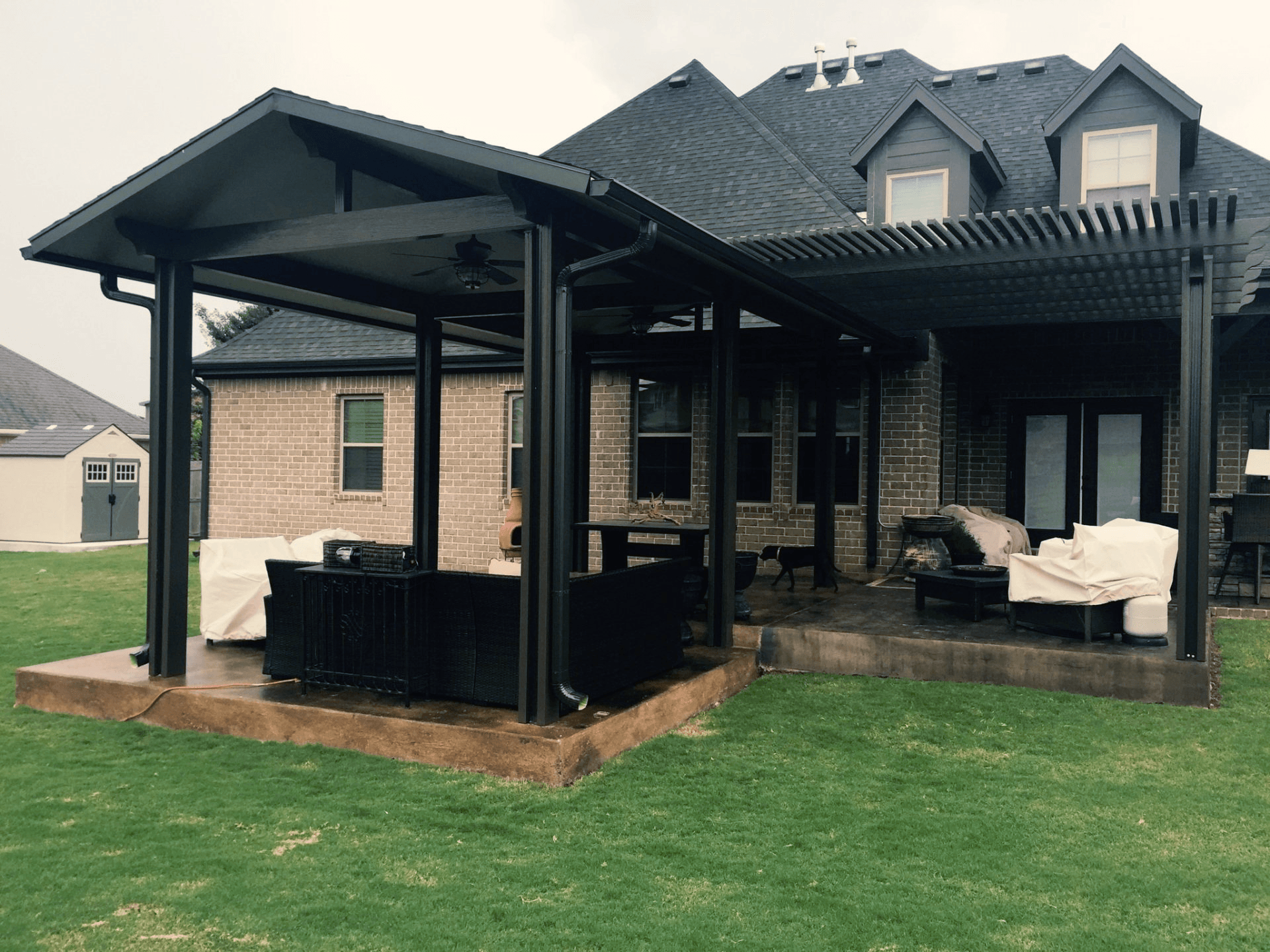 Black Painted Sunrooms — Springdale, AR — Backyard Designs Inc.