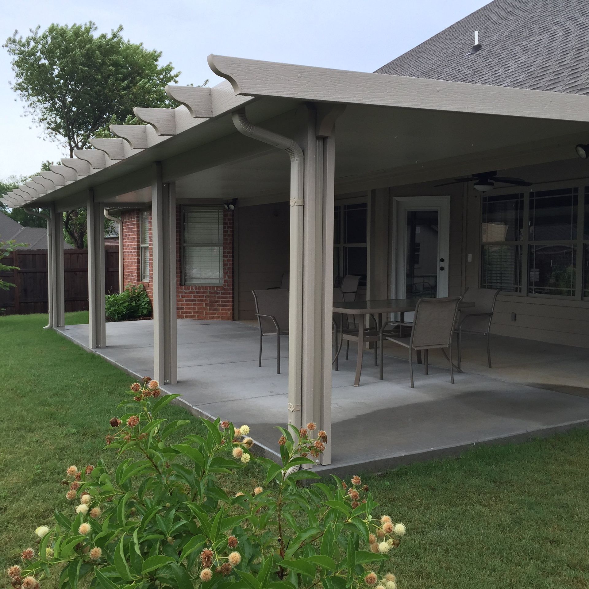 Balcony With Table And Chairs — Springdale, AR — Backyard Designs Inc.