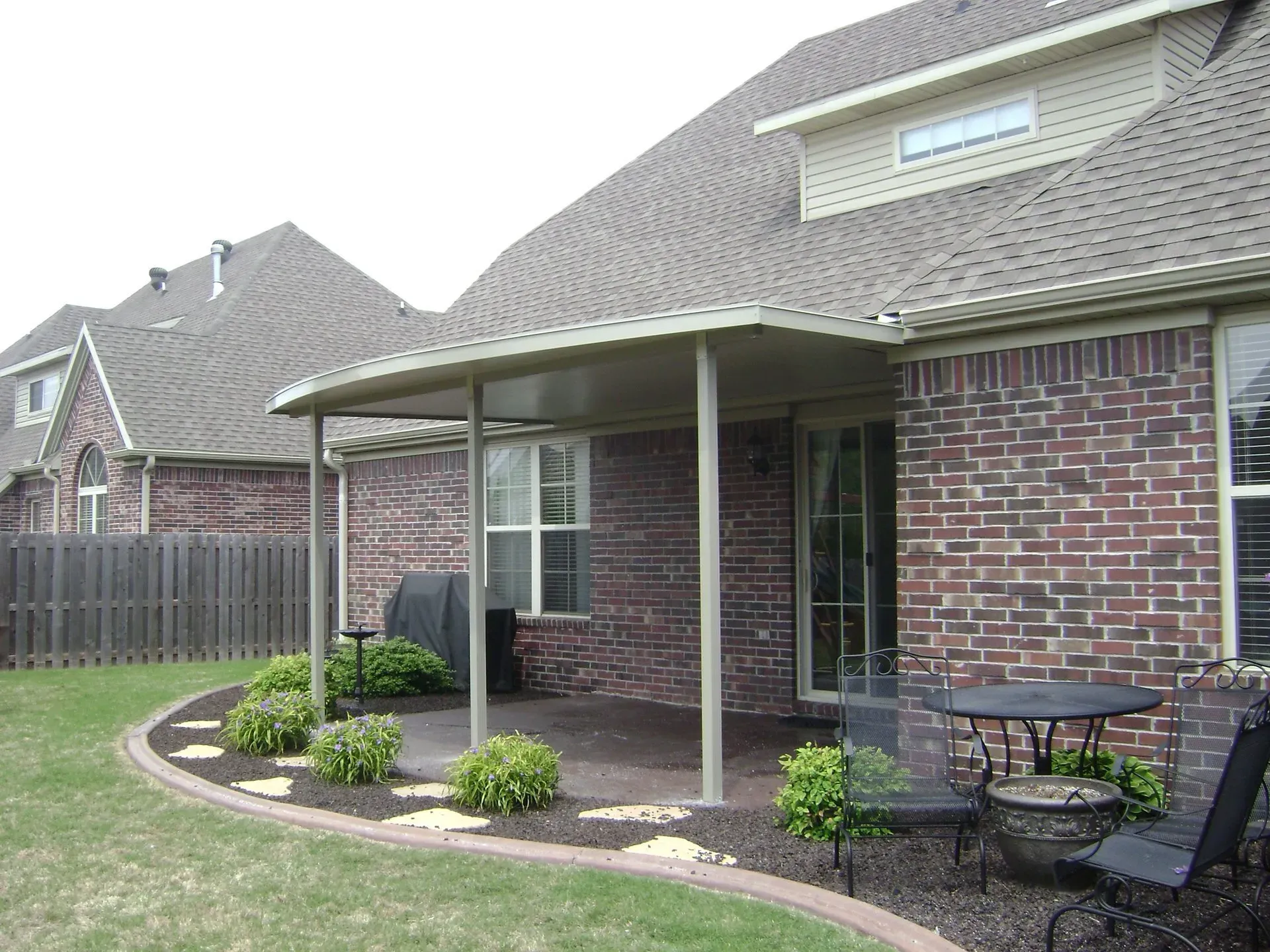 Curve Patio Cover — Springdale, AR — Backyard Designs Inc.