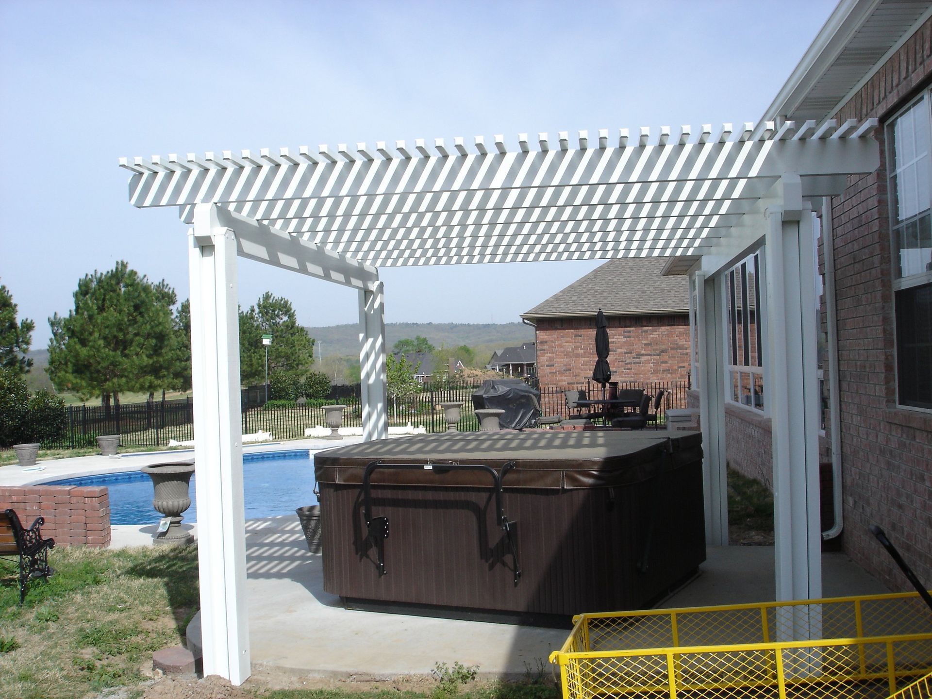 Outdoor Pergolas With Pool — Springdale, AR — Backyard Designs Inc.