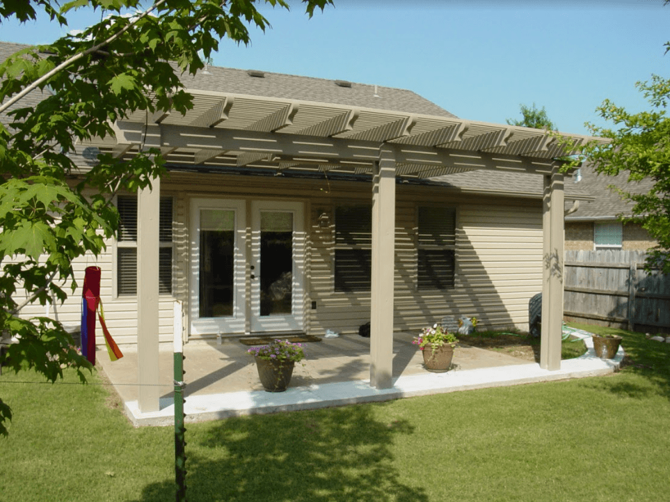 Pergolas With Double Door — Springdale, AR — Backyard Designs Inc.