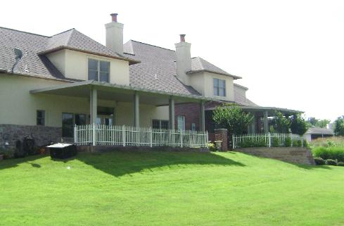 Big House With Patio — Springdale, AR — Backyard Designs Inc.