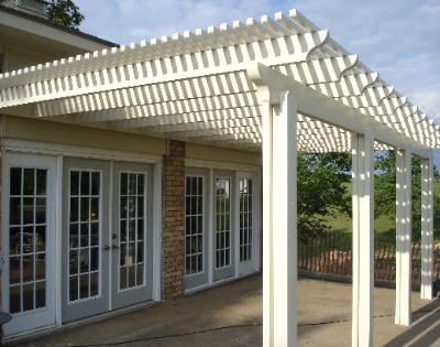 Sunny White Pergolas — Springdale, AR — Backyard Designs Inc.