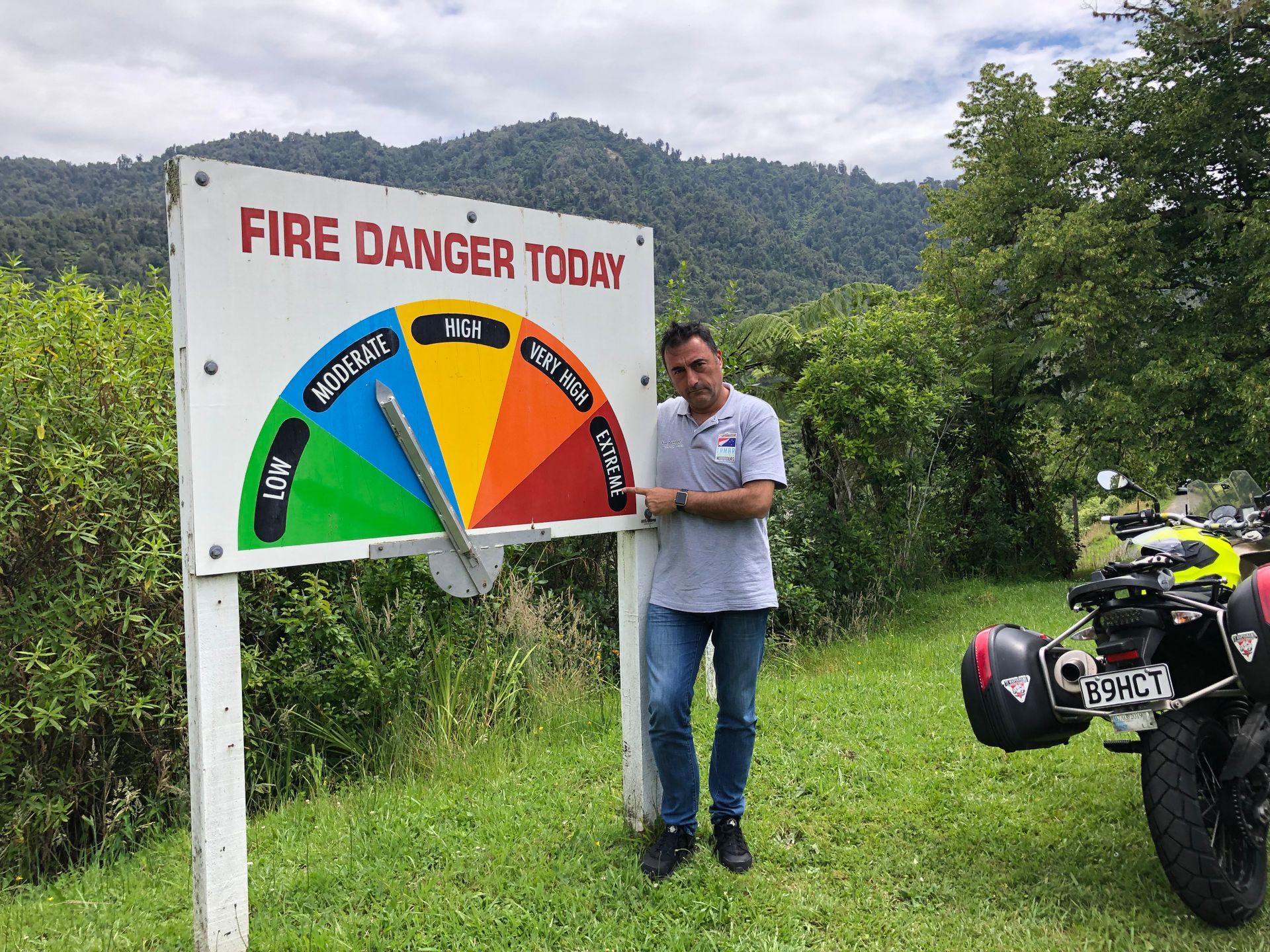 Paolo Bertelli Tour in moto Nuova Zelanda