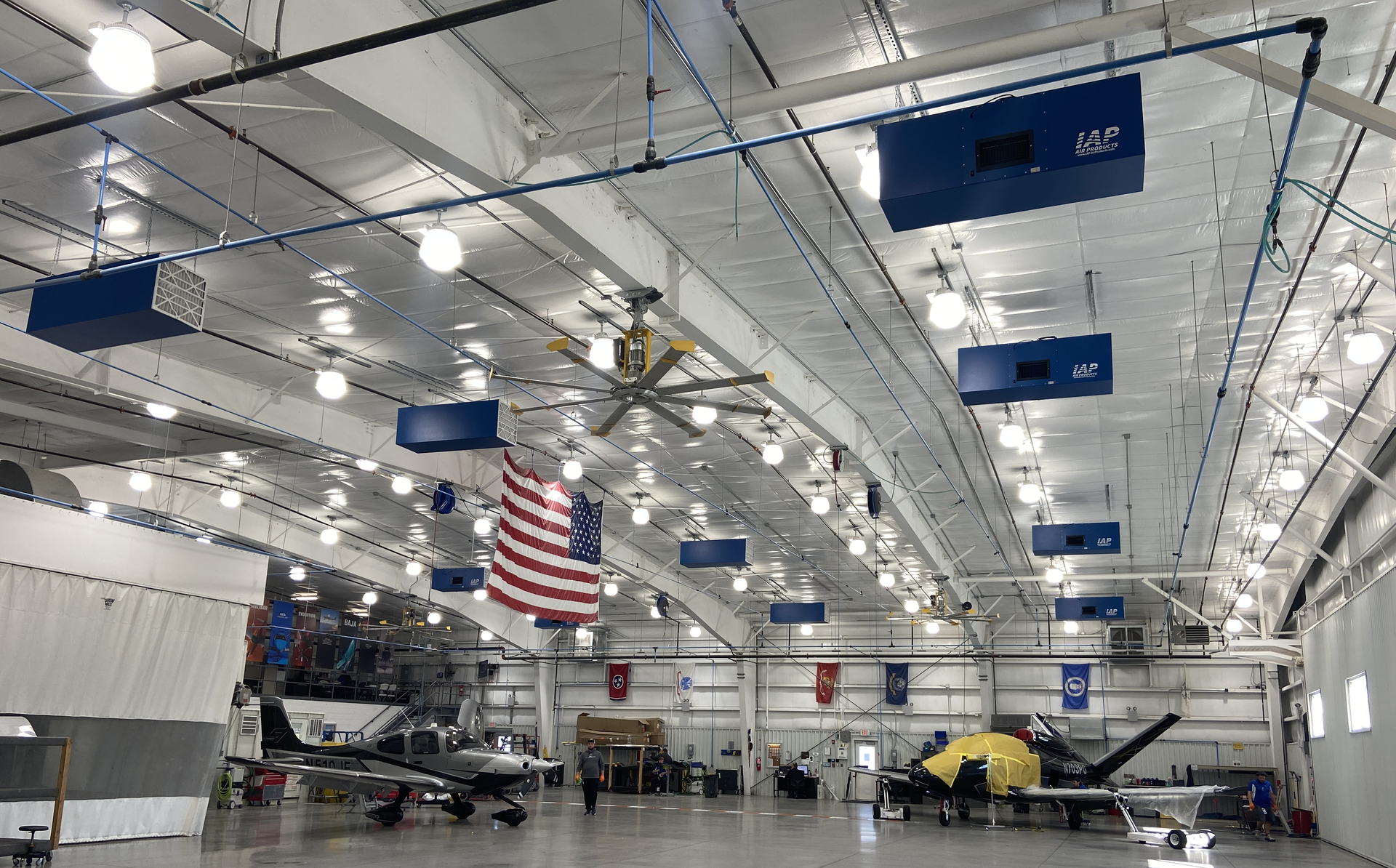 Ambient Air Cleaners: Elevating Air Quality in High-End Aircraft Hangars