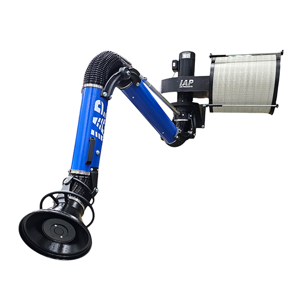 Fume arm filtration extractors