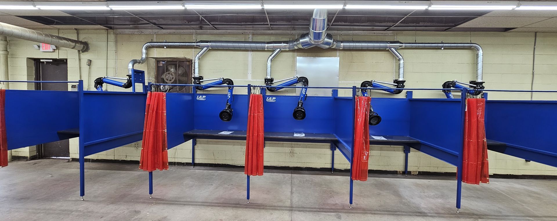 Weld booths for education