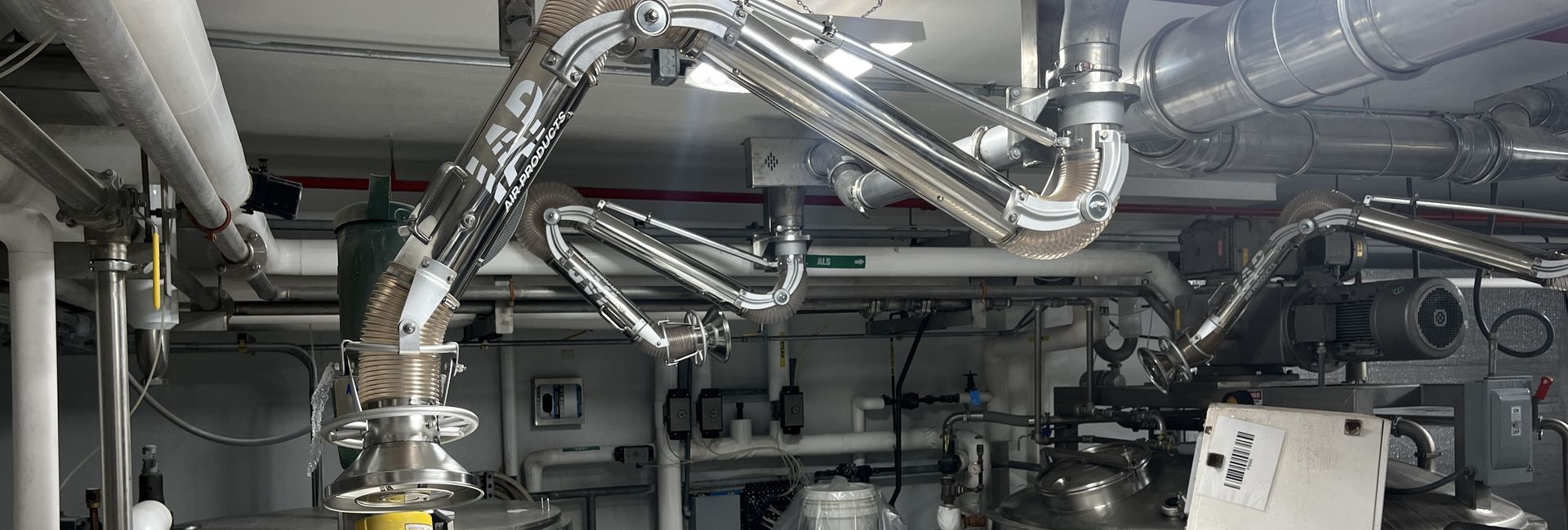 IAP Stainless Steel Fume Extraction Arms