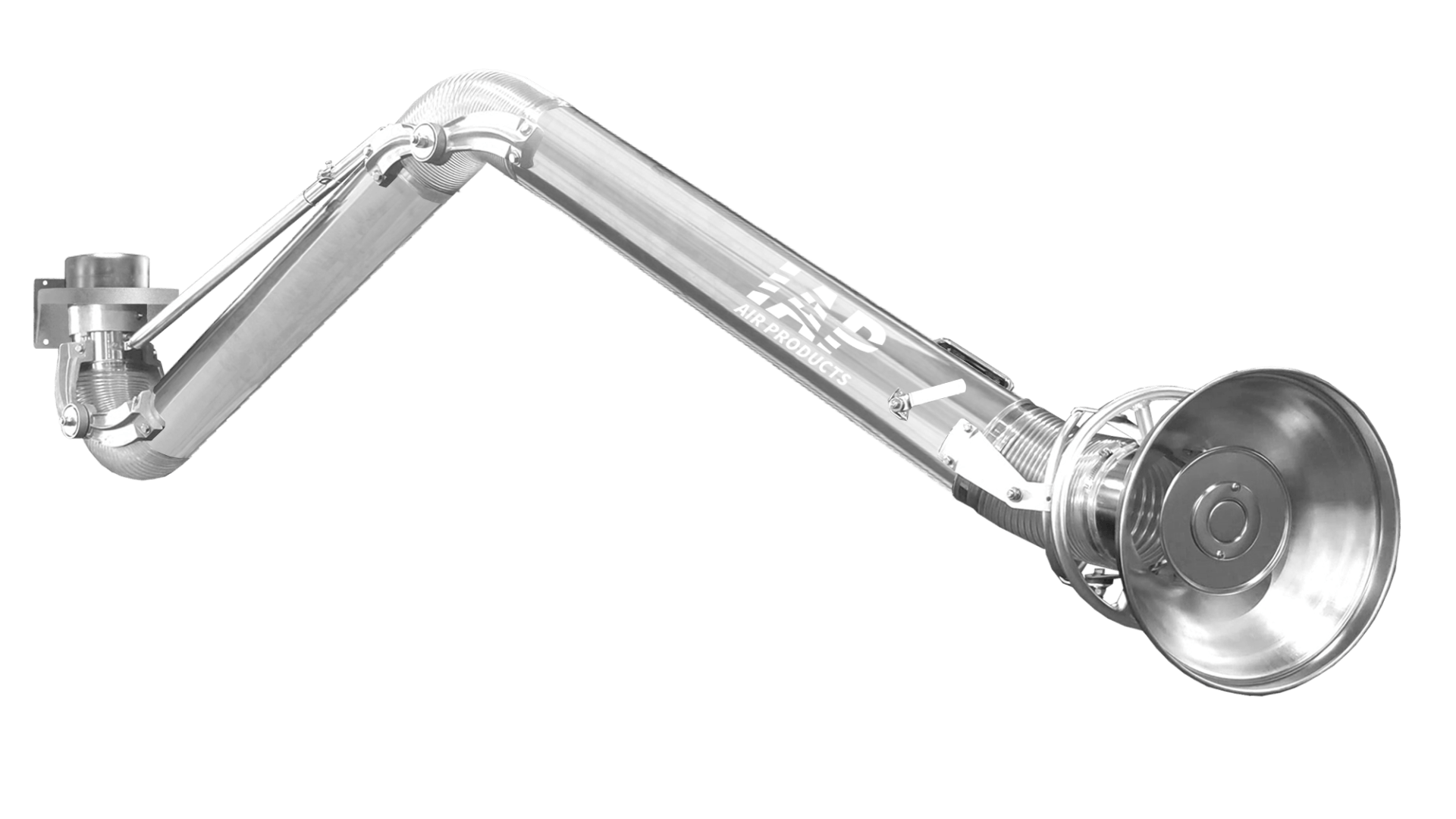 Hanging Stainless Steel Fume Extraction Arm