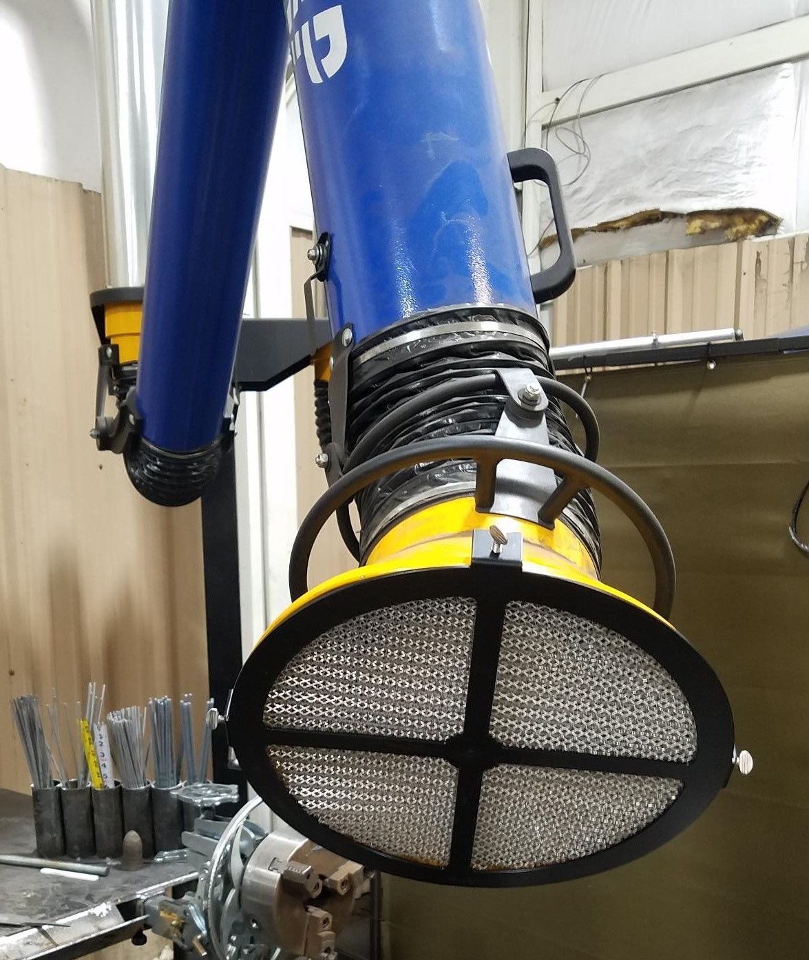 How to add IAP spark protectors to your weld fume extraction arms