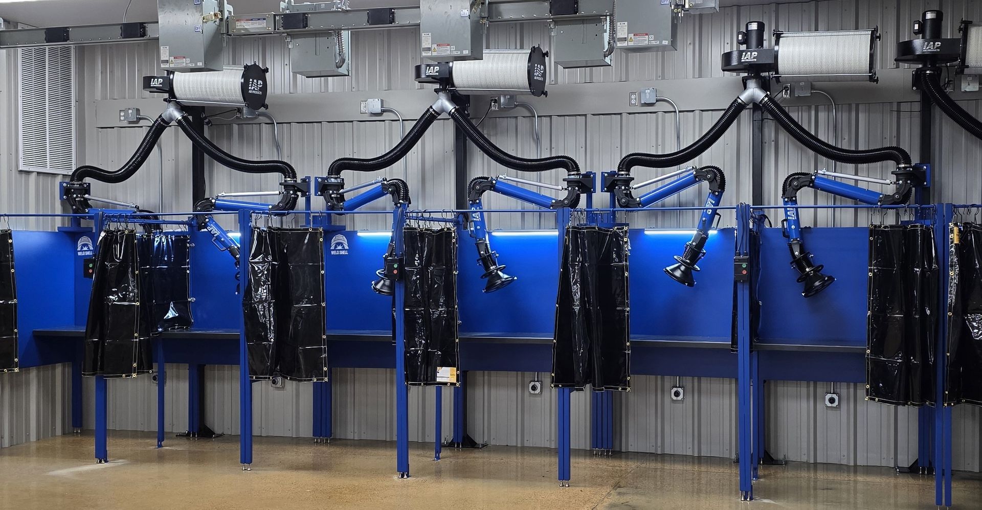 IAP Weld Shell welding booths