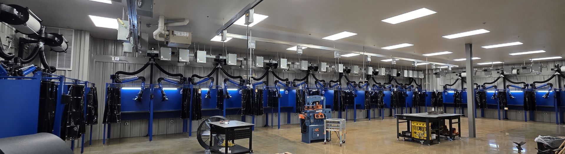 Weld Shell weld booths for Trade Schools