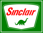 Sinclair gas station logo: Red