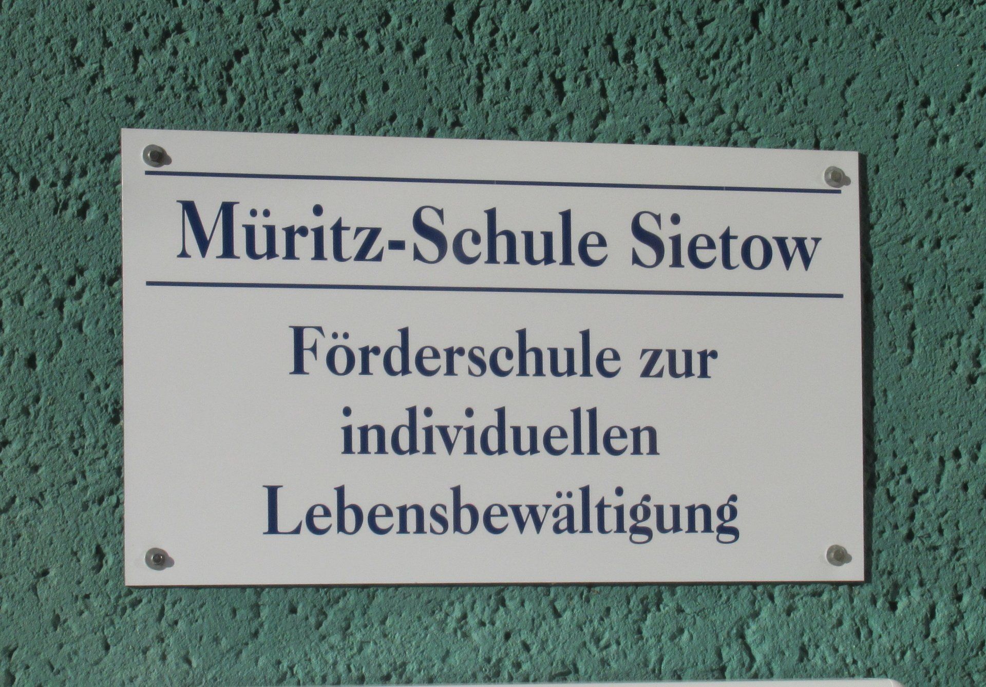 Müritzschule Sietow