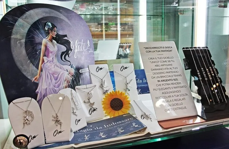 collane in argento e oro Osa