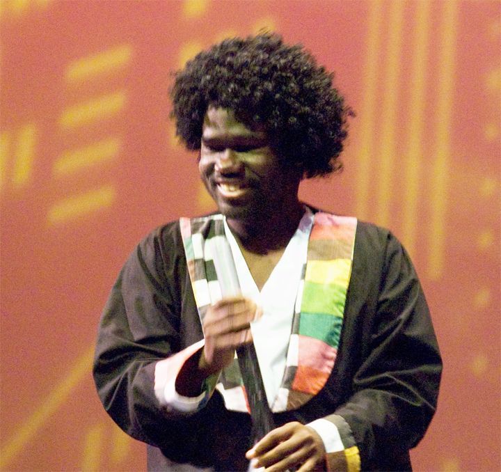 Jasper joined  the Arc’s Performing Arts Program in 2006.  He has a natural talent for dance and drumming.   He also has the ability to learn and retain choreography and became our dance captain.   He joined Wings to Fly Dance Company in 2011 and has performed in all of our performances.  His smile and joy shines through in all of his performances.  His helpfulness to his fellow dancers is special and admirable.