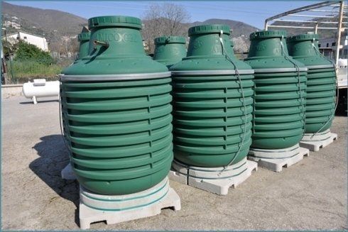 cisterne con carburante