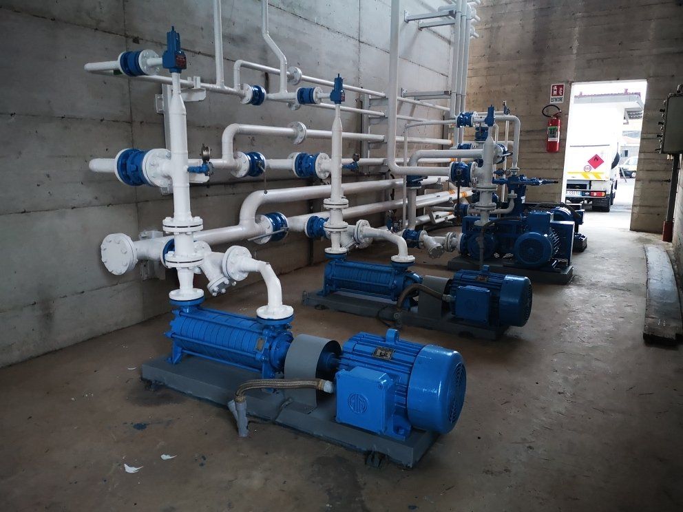 impianto per distribuzione di gasolio