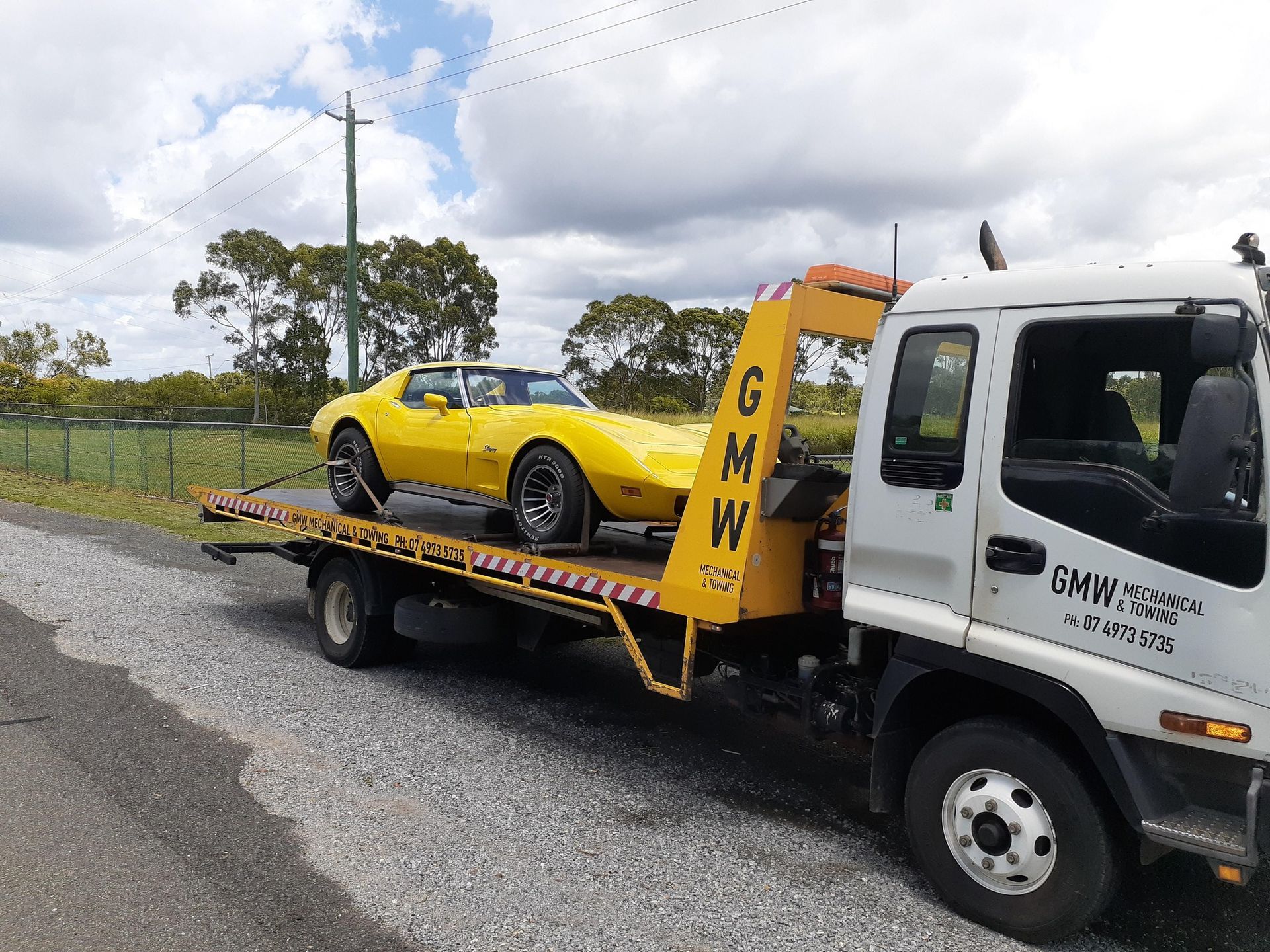 A Car Is Being Towed by a Tow Truck | Gladstone, QLD | GMW Towing