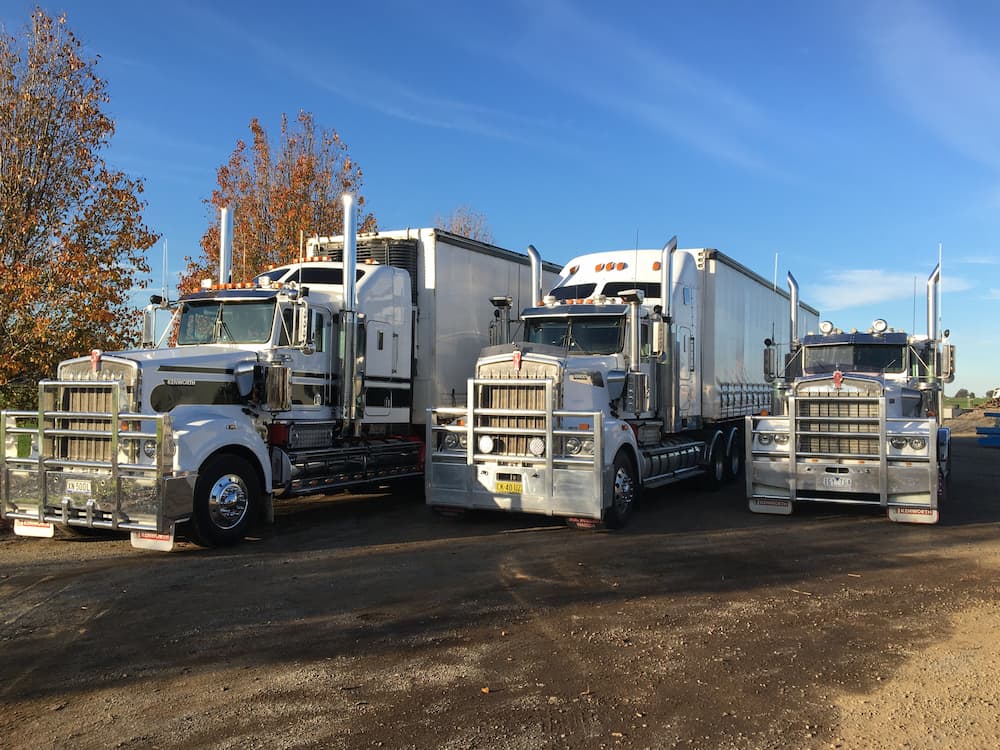Fleet of Trucks — Freight Transport in Wagga Wagga, NSW