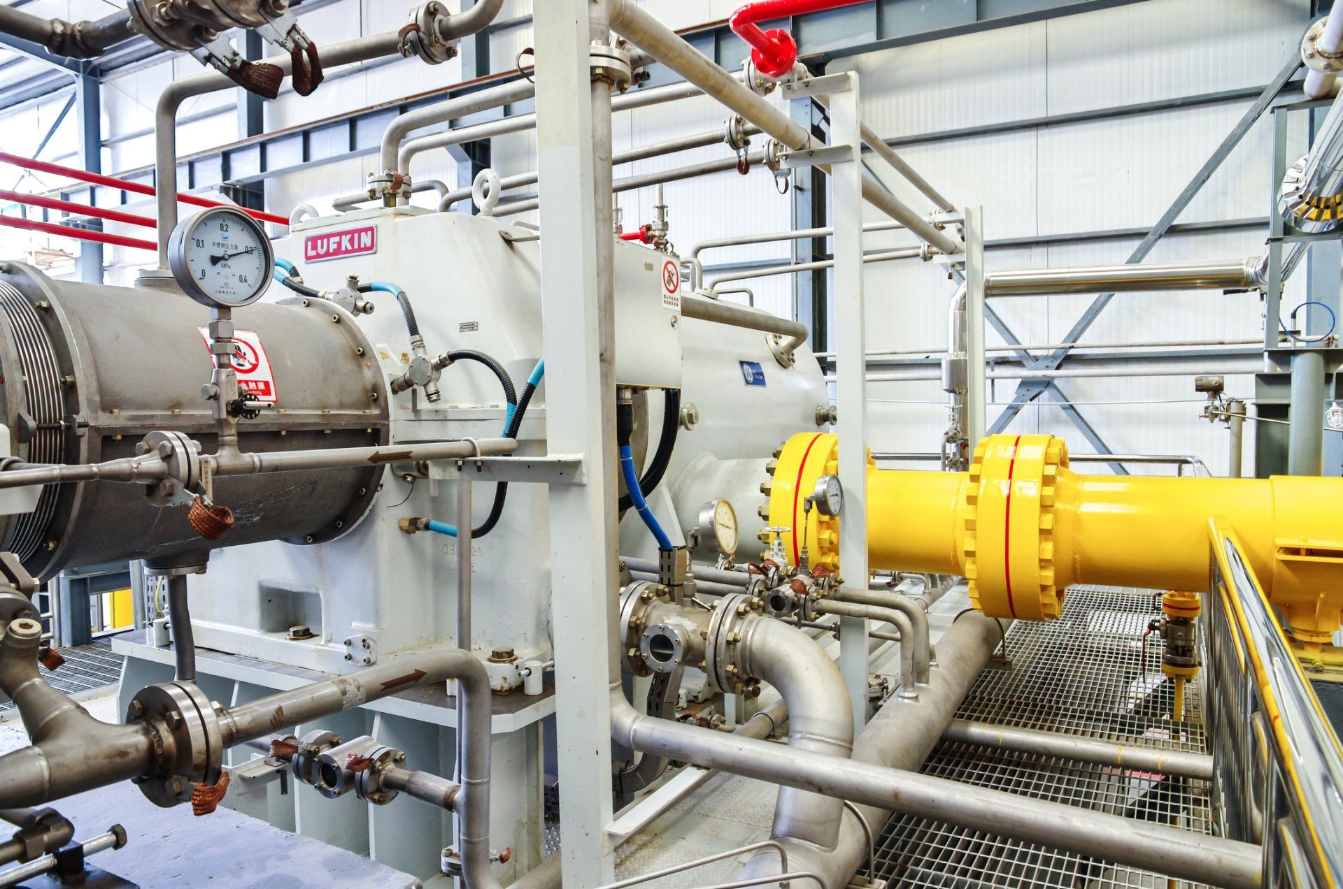 Yellow valve and machine | Queensland | East Coast Steam