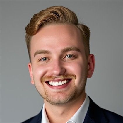 A man in a suit and white shirt is posing for a picture