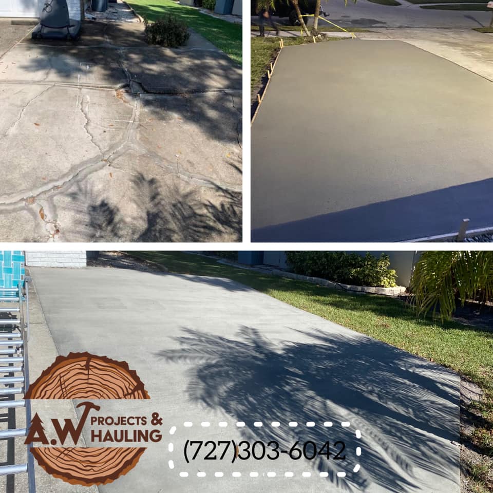 Concrete addition services | Hudson, FL | A. W Projects & Hauling