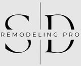 The logo for sd remodeling pro is black and white.