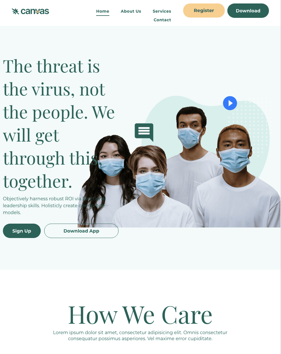 A group of people wearing face masks are standing next to each other.