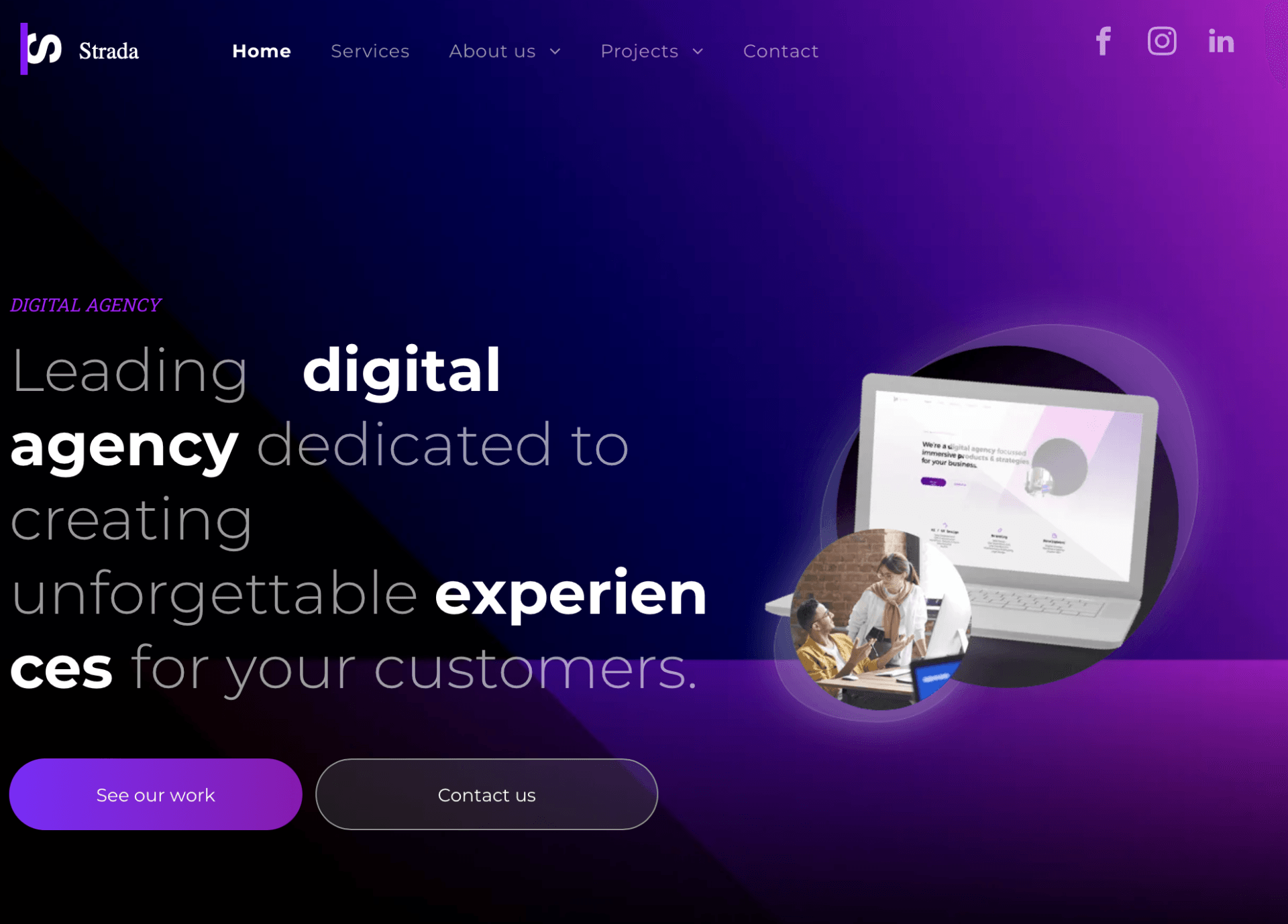 A leading digital agency dedicated to creating unforgettable experiences for your customers.