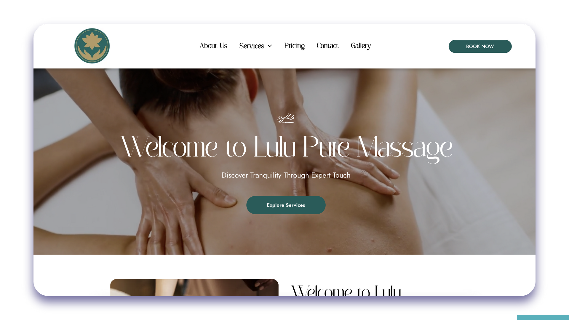 A white car is driving down a road on a website.