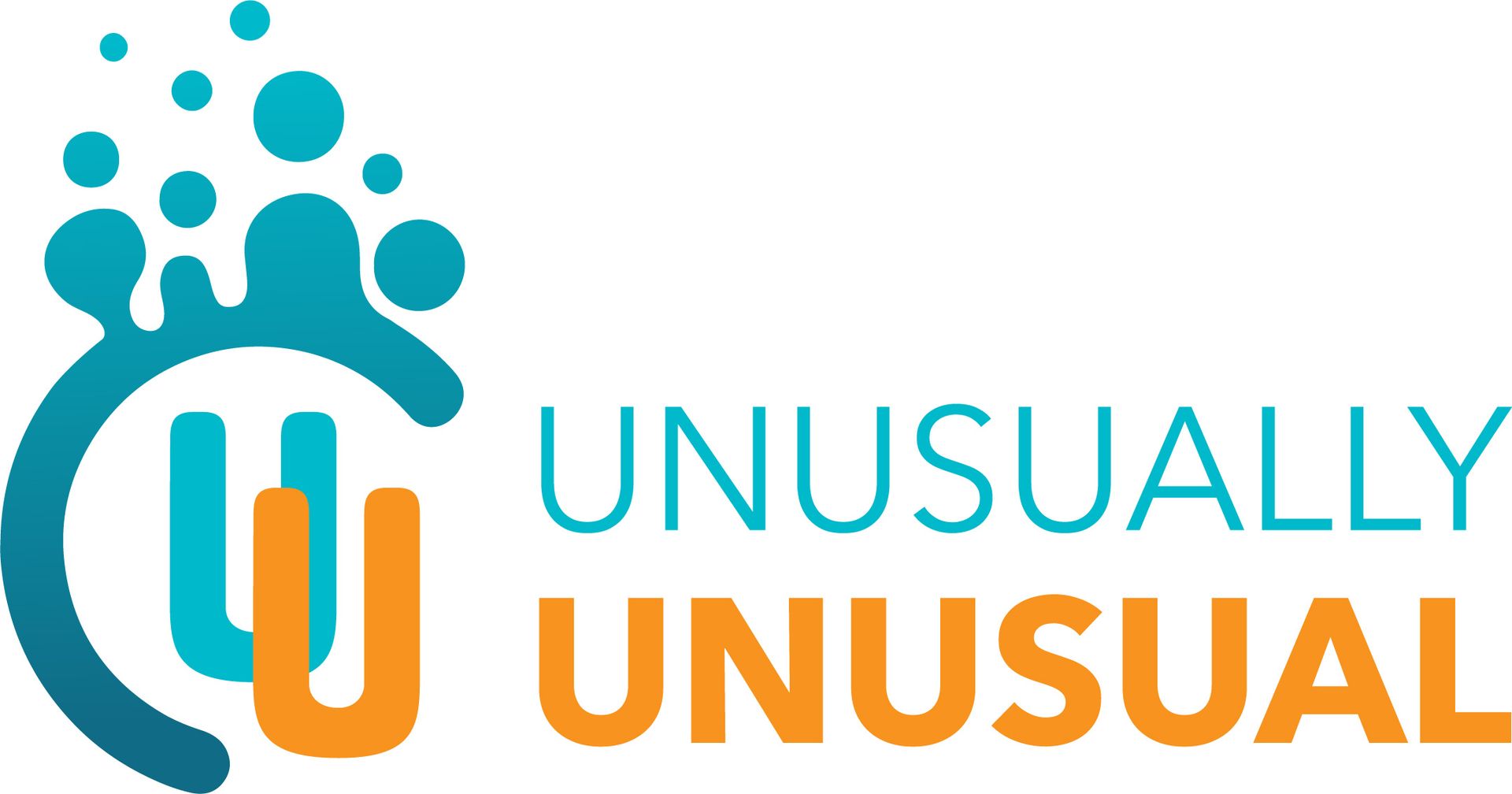 A logo for a company called unusually unusual