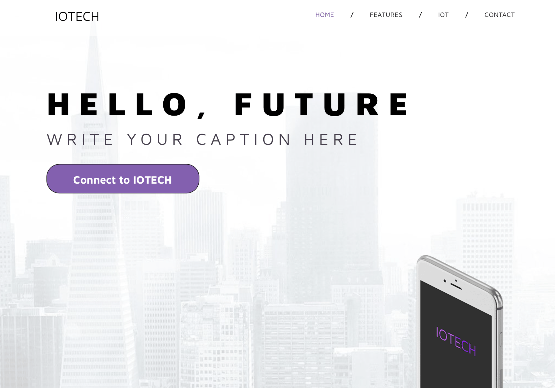 A screenshot of a website with a cell phone on it.